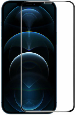 COVJ Edge To Edge Tempered Glass for iPhone 12 Pro Max Tempered Glass Edge-to-Edge Protection 6D Screen Protector With Easy Installation Kit(Pack of 1)