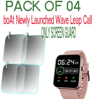 HIDEOUS Screen Guard for boAt Wave Leap Call(Pack of 4)