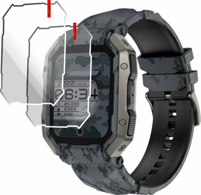 aryax Screen Guard for FIRE BOLTT COBRA SMARTWATCH(Pack of 2)