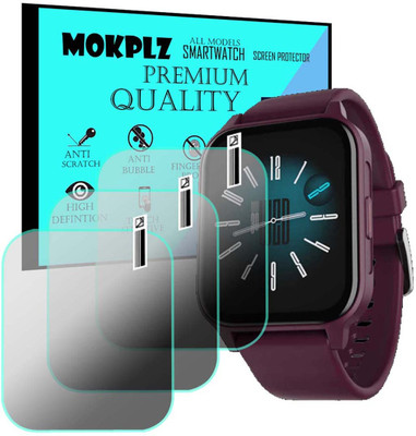 MOKPLZ Screen Guard for BOAT STORM CONNECT PLUS SMARTWATCH(Pack of 3)