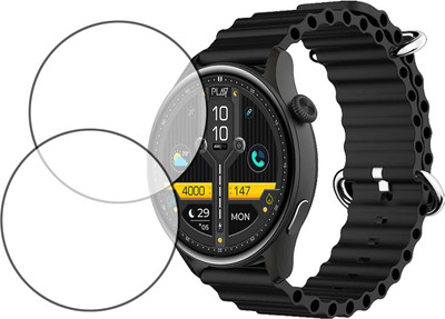 MOKPLZ Screen Guard for PLAYFIT FLAUNT 2 SMARTWATCH(Pack of 2)