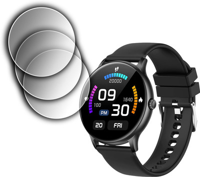 EJZATI Screen Guard for FIRE BOLTT HURRICANE PRO SMARTWATCH, SCREEN TEMPERED(Pack of 3)