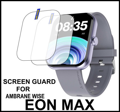 TWUAOP Screen Guard for AMBRANE WISE EON MAX(Pack of 2)