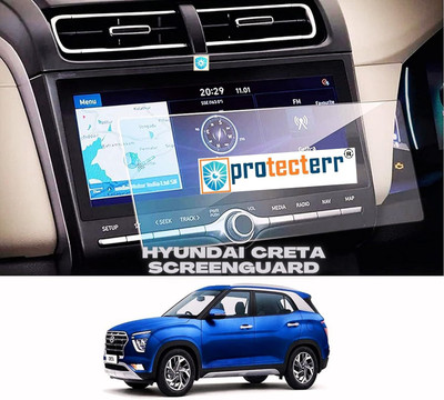 PROTECTERR Screen Guard for HYUNDAI CRETA Car Infotainment System(Pack of 1)