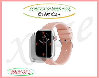 XAZE Screen Guard for Fire Bolt Ring 4(Pack of 2)