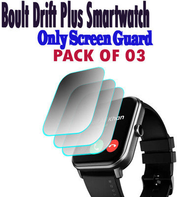 daffin Screen Guard for Boult Drift+(Pack of 3)