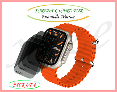 XAZE Screen Guard for Fire Boltt Warrior Smartwatch(Pack of 4)