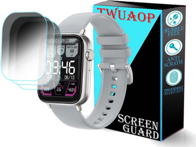 TWUAOP Screen Guard for FIRE BOLTT NINJA FIT PRO SMARTWATCH(Pack of 3)