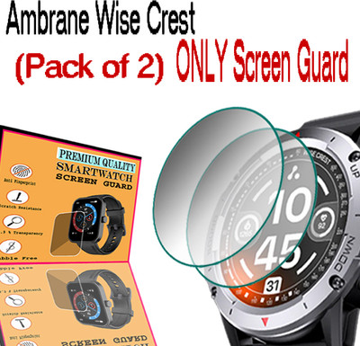 HIDEOUS Screen Guard for Ambrane Wise Crest(Pack of 2)