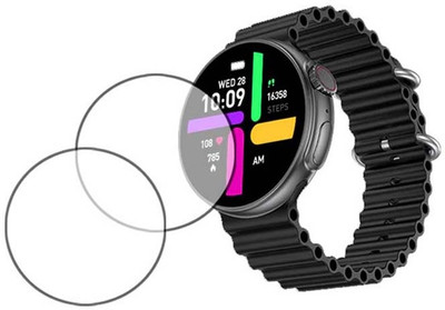 MOKPLZ Screen Guard for FIRE BOLTT ASTEROID SMARTWATCH(Pack of 2)