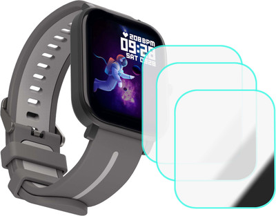 MOKPLZ Screen Guard for WINGS STRIVE 200 SMARTWATCH(Pack of 3)
