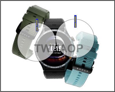 TWUAOP Screen Guard for BOULT ROVER SMARTWATCH(Pack of 2)