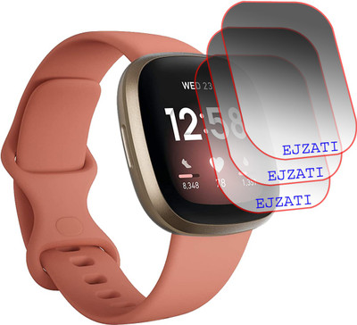 EJZATI Screen Guard for FITBIT VERSA 3 SMARTWATCH(Pack of 3)