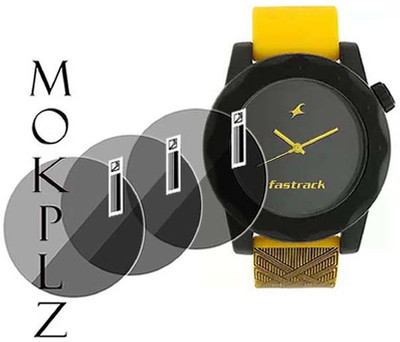 MOKPLZ Screen Guard for FASTRACK ANALOG NG38022PP06W BLACK DIAL(Pack of 3)