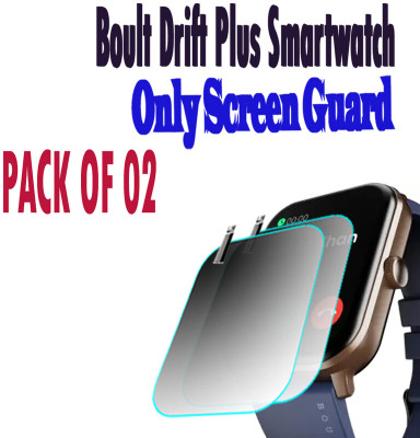 daffin Screen Guard for Boult Drift+(Pack of 2)