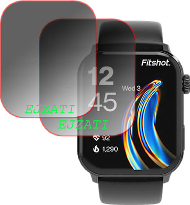 EJZATI Screen Guard for FITSHOT CRYSTAL SMARTWATCH(Pack of 2)
