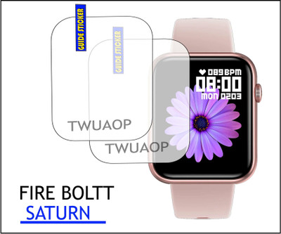 TWUAOP Screen Guard for FIRE BOLTT SATURN(Pack of 2)