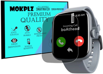 MOKPLZ Screen Guard for BOAT WAVE BEAT CALL SMARTWATCH(Pack of 1)