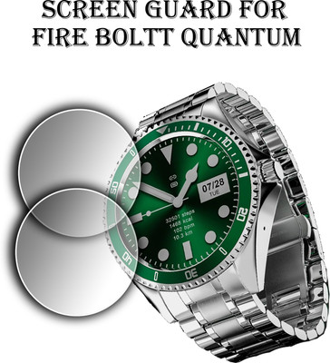 EJZATI Screen Guard for FIRE BOLTT QUANTOM SMARTWATCH(Pack of 2)
