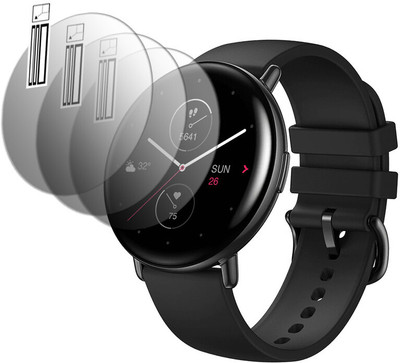 DOUMOF Impossible Screen Guard for Amazfit zepp E SMARTWATCH(Pack of 3)