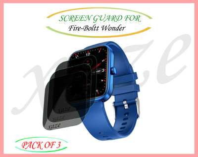 XAZE Screen Guard for Fire-Boltt Wonder Smartwatch(Pack of 3)