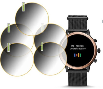 DB Screen Guard for Fossil Gen 5 smartwatch screen guard (pack of 5)(Pack of 5)