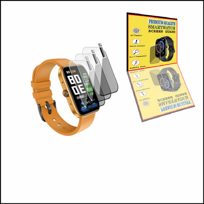 EZGER Screen Guard for FIRE BOLTT JAGUAR Smartwatch(Pack of 3)