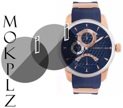 MOKPLZ Screen Guard for CERRUTI 1881 TESERO CRA21607 ANALOG DIAL(Pack of 2)