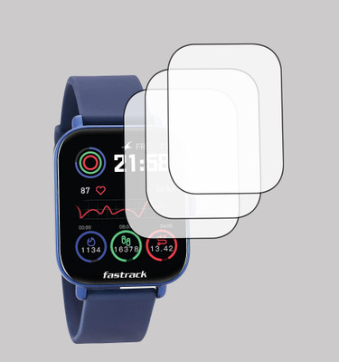 ejzatex Screen Guard for FASTRACK REFLEX VOX 2 SMARTWATCH, SCREEN GUARD(Pack of 3)