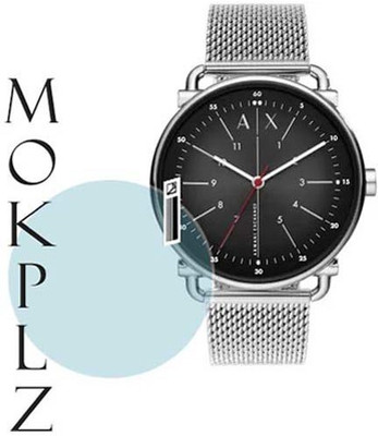 MOKPLZ Screen Guard for ARMANI EXCHANGE ROUND ANALOG BLACK WATCH(Pack of 1)