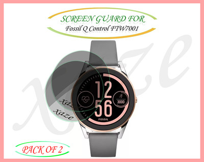XAZE Screen Guard for Fossil Q Control FTW7001 Smartwatch(Pack of 2)