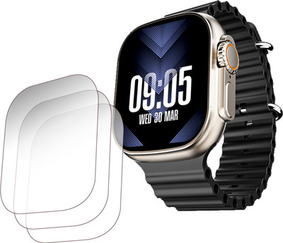 ejzatex Screen Guard for BOAT WAVE ELEVATE SMARTWATCH, SCREEN GUARD(Pack of 3)