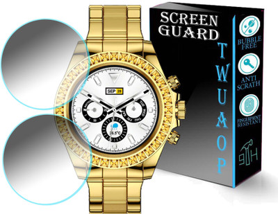 TWUAOP Screen Guard for FIRE BOLTT BLIZZARD ULTRA SMARTWATCH(Pack of 2)