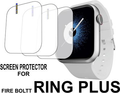 TWUAOP Screen Guard for FIRE BOLTT RING PLUS(Pack of 3)