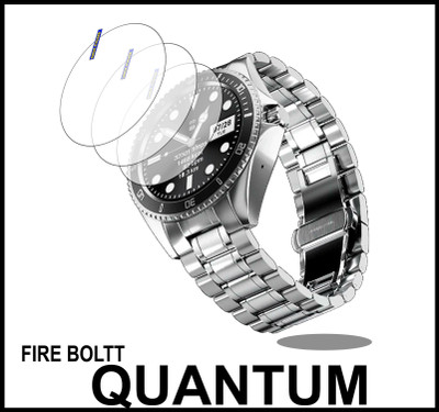 TWUAOP Screen Guard for FIRE BOLTT QUANTUM(Pack of 3)