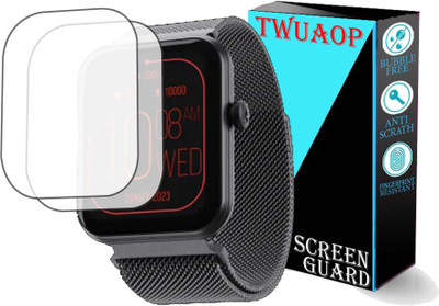 TWUAOP Screen Guard for BOAT STORM PLUS SMARTWATCH(Pack of 2)
