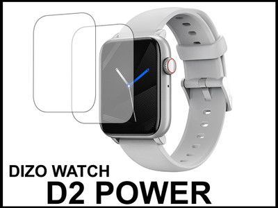 TWUAOP Screen Guard for DIZO WATCH D2 POWER(Pack of 2)