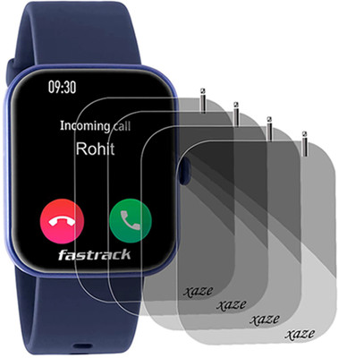 XAZE Screen Guard for Fastrack Reflex Hello Smartwatch(Pack of 4)