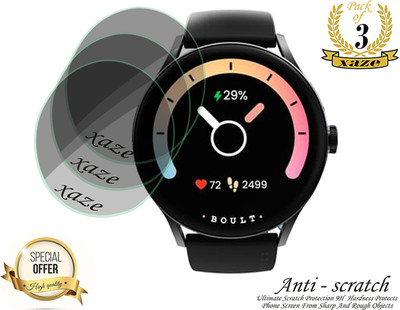 XAZE Screen Guard for Boult Rover Pro Smartwatch(Pack of 3)
