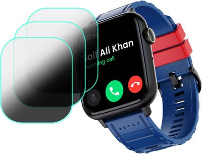 MOKPLZ Screen Guard for BOULT DRIFT 2 SMARTWATCH(Pack of 3)