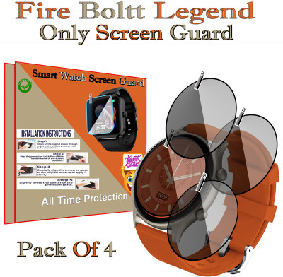 HIDEOUS Screen Guard for Fire Boltt Legend(Pack of 4)