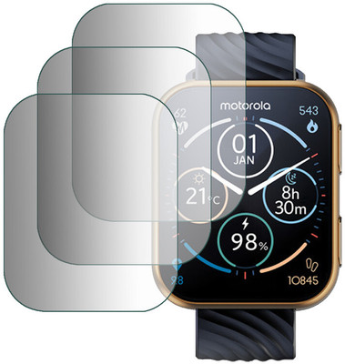 hirdesh Screen Guard for Motorola Moto Watch 200(Pack of 3)