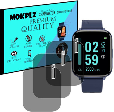 MOKPLZ Screen Guard for TITAN SMART 2 SMARTWATCH(Pack of 3)