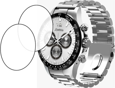 TWUAOP Screen Guard for PEBBLE ZENITH SMARTWATCH(Pack of 2)