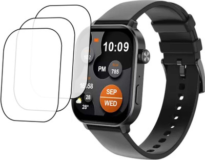 TWUAOP Screen Guard for BEATXP UNBOUND PRO SMARTWATCH(Pack of 3)