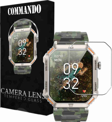 S9HUB Screen Guard for FIRE BOLTT COMMANDO(Pack of 2)