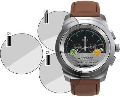 KHWABEEDA Screen Guard for NOISEFIT FUSION HYBRID SMART WATCH SCREEN GUARD (PACK OF 3)(Pack of 3)