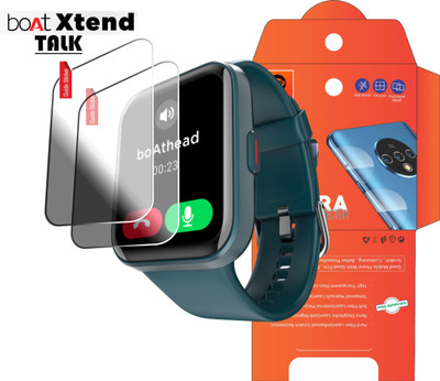 FINCH Edge To Edge Screen Guard for BOAT XTEND TALK SMART WATCH(Pack of 2)