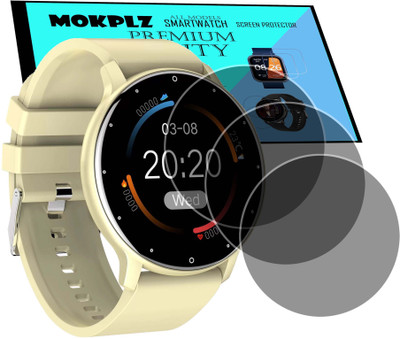 MOKPLZ Screen Guard for LIFE LIKE ZL2 SMARTWATCH(Pack of 3)