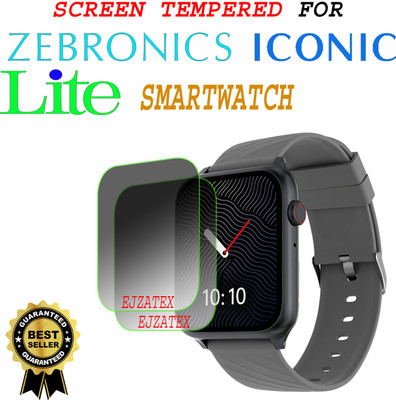 ejzatex Screen Guard for ZEBRONICS ICONIC LITE SMARTWATCH(Pack of 2)